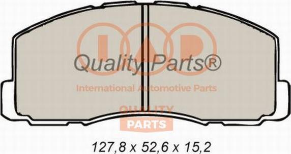 IAP QUALITY PARTS 704-12051 - Əyləc altlığı dəsti, əyləc diski furqanavto.az