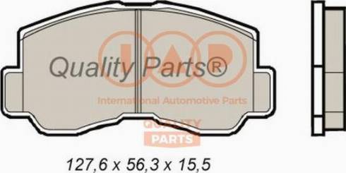 IAP QUALITY PARTS 704-12010X - Əyləc altlığı dəsti, əyləc diski furqanavto.az