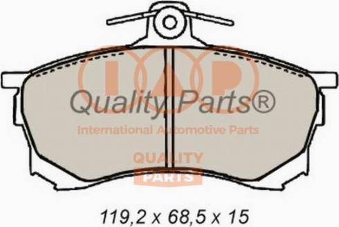 IAP QUALITY PARTS 704-12080X - Əyləc altlığı dəsti, əyləc diski furqanavto.az