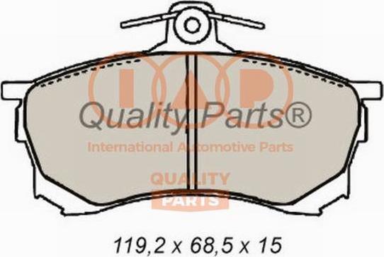 IAP QUALITY PARTS 704-12080 - Əyləc altlığı dəsti, əyləc diski furqanavto.az