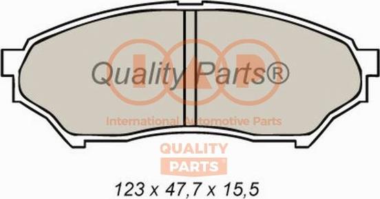 IAP QUALITY PARTS 704-12035X - Əyləc altlığı dəsti, əyləc diski www.furqanavto.az