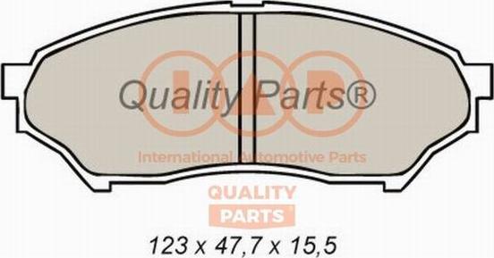 IAP QUALITY PARTS 704-12035 - Əyləc altlığı dəsti, əyləc diski furqanavto.az