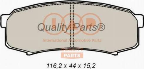 IAP QUALITY PARTS 704-17047X - Əyləc altlığı dəsti, əyləc diski furqanavto.az