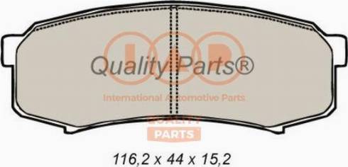 IAP QUALITY PARTS 704-12029X - Əyləc altlığı dəsti, əyləc diski furqanavto.az