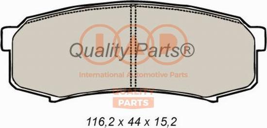 IAP QUALITY PARTS 704-17047P - Əyləc altlığı dəsti, əyləc diski furqanavto.az