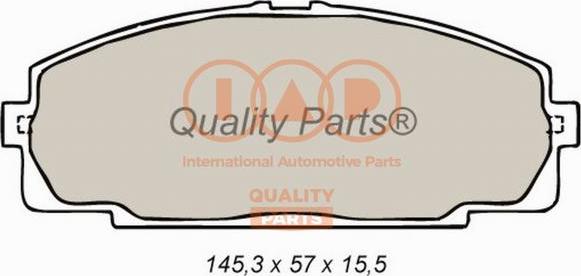 IAP QUALITY PARTS 704-17064X - Əyləc altlığı dəsti, əyləc diski furqanavto.az