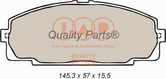 IAP QUALITY PARTS 704-17064 - Əyləc altlığı dəsti, əyləc diski furqanavto.az