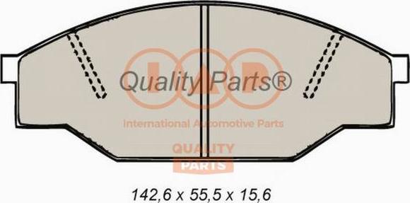 IAP QUALITY PARTS 704-17061 - Əyləc altlığı dəsti, əyləc diski furqanavto.az