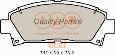 IAP QUALITY PARTS 704-17081X - Əyləc altlığı dəsti, əyləc diski furqanavto.az