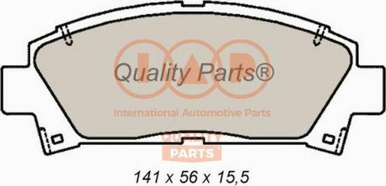 IAP QUALITY PARTS 704-17081 - Əyləc altlığı dəsti, əyləc diski furqanavto.az