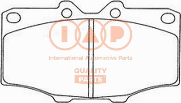 IAP QUALITY PARTS 704-17020P - Əyləc altlığı dəsti, əyləc diski furqanavto.az