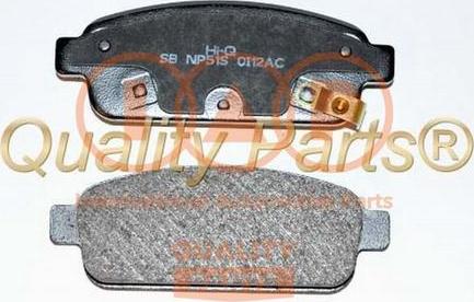 IAP QUALITY PARTS 704-20102X - Əyləc altlığı dəsti, əyləc diski furqanavto.az