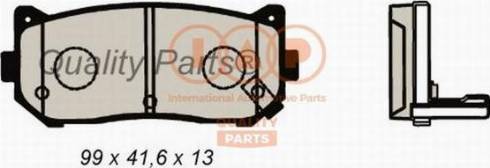 IAP QUALITY PARTS 704-21041X - Əyləc altlığı dəsti, əyləc diski furqanavto.az