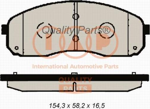 IAP QUALITY PARTS 704-21052X - Əyləc altlığı dəsti, əyləc diski furqanavto.az