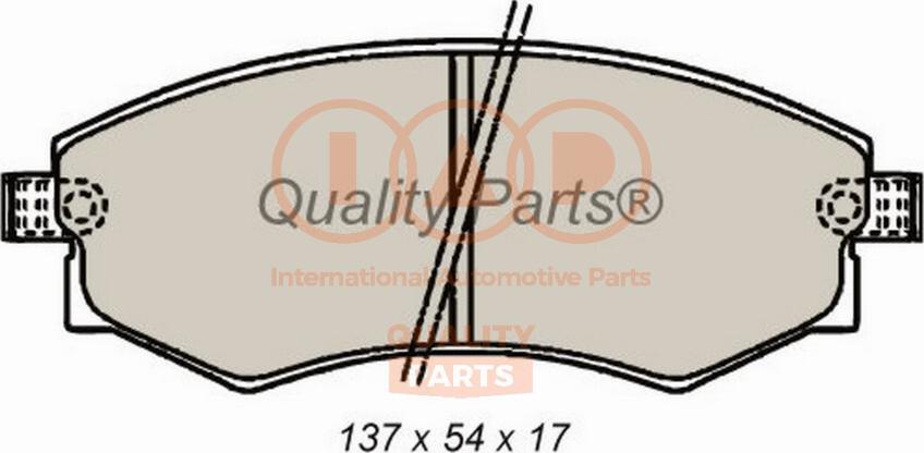 IAP QUALITY PARTS 704-21065G - Əyləc altlığı dəsti, əyləc diski furqanavto.az