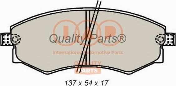 IAP QUALITY PARTS 704-21065 - Əyləc altlığı dəsti, əyləc diski furqanavto.az