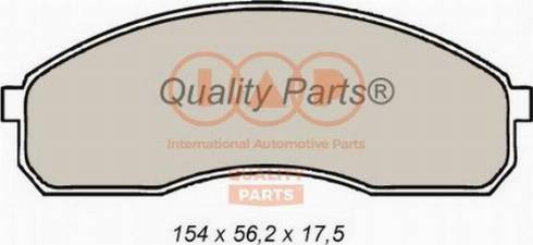 IAP QUALITY PARTS 704-21082X - Əyləc altlığı dəsti, əyləc diski furqanavto.az