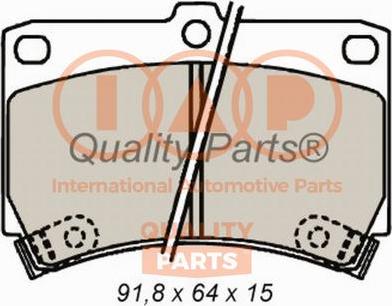 IAP QUALITY PARTS 704-21070X - Əyləc altlığı dəsti, əyləc diski furqanavto.az