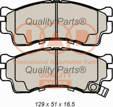 IAP QUALITY PARTS 704-21071 - Əyləc altlığı dəsti, əyləc diski furqanavto.az