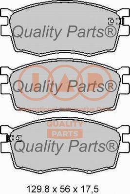 IAP QUALITY PARTS 704-21072G - Əyləc altlığı dəsti, əyləc diski furqanavto.az