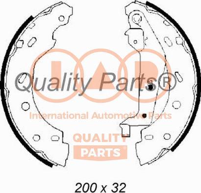 IAP QUALITY PARTS 705-00100 - Əyləc Başlığı Dəsti furqanavto.az