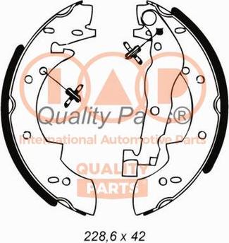 IAP QUALITY PARTS 705-16040 - Əyləc Başlığı Dəsti furqanavto.az