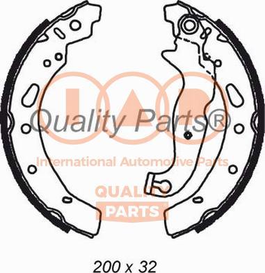 IAP QUALITY PARTS 705-11082 - Əyləc Başlığı Dəsti furqanavto.az