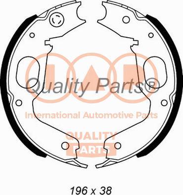 IAP QUALITY PARTS 705-12023 - Əyləc başlığı dəsti, dayanacaq əyləci furqanavto.az