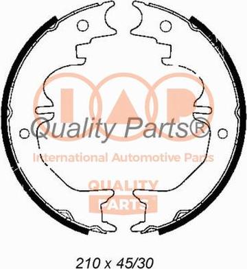 IAP QUALITY PARTS 705-17052 - Əyləc başlığı dəsti, dayanacaq əyləci furqanavto.az