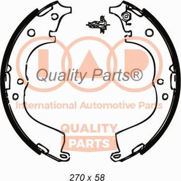 IAP QUALITY PARTS 705-17061 - Əyləc Başlığı Dəsti furqanavto.az