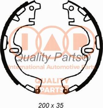 IAP QUALITY PARTS 705-17080 - Əyləc Başlığı Dəsti furqanavto.az