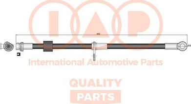 IAP QUALITY PARTS 708-10071 - Əyləc şlanqı furqanavto.az