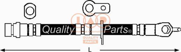 IAP QUALITY PARTS 708-17006 - Əyləc şlanqı furqanavto.az