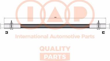 IAP QUALITY PARTS 708-17070 - Əyləc şlanqı furqanavto.az