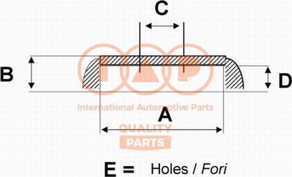 IAP QUALITY PARTS 710-09010 - Əyləc barabanı furqanavto.az