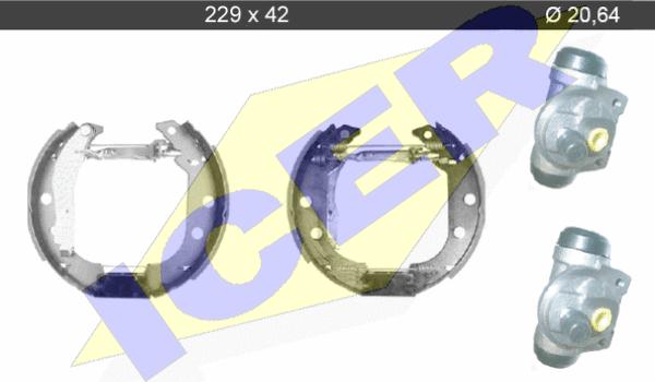 Icer 79KT0046 C - Əyləc Başlığı Dəsti furqanavto.az