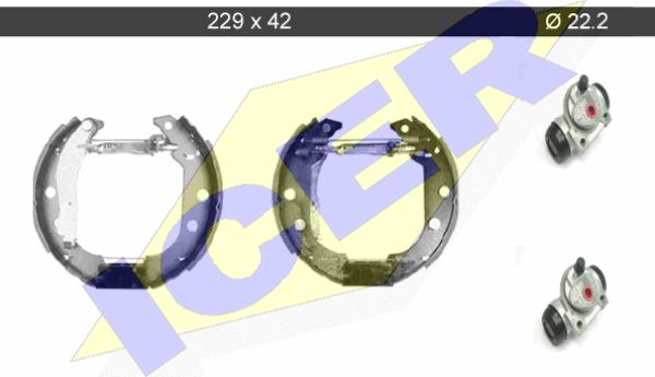 Icer 79KT0048 C - Əyləc Başlığı Dəsti furqanavto.az