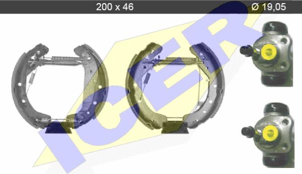 Icer 79KT0042 C - Əyləc Başlığı Dəsti furqanavto.az