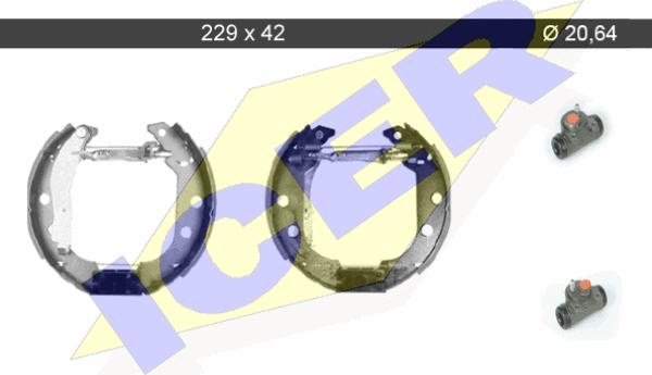 Icer 79KT0047 C - Əyləc Başlığı Dəsti furqanavto.az