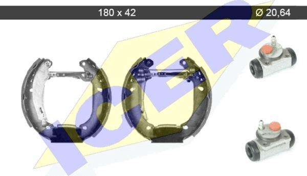 Icer 79KT0058 C - Əyləc Başlığı Dəsti furqanavto.az