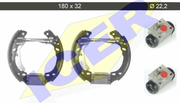 Icer 79KT0014 C - Əyləc Başlığı Dəsti furqanavto.az