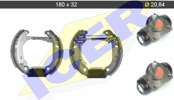 Icer 79KT0011 C - Əyləc Başlığı Dəsti furqanavto.az