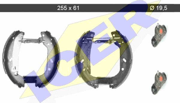 Icer 79KT0018 C - Əyləc Başlığı Dəsti furqanavto.az