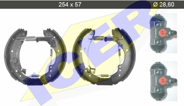 Icer 79KT0080 C - Əyləc Başlığı Dəsti furqanavto.az