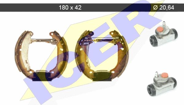 Icer 79KT0102 C - Əyləc Başlığı Dəsti furqanavto.az