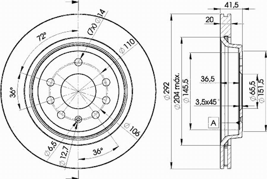 Icer 78BD9114 - Əyləc Diski furqanavto.az