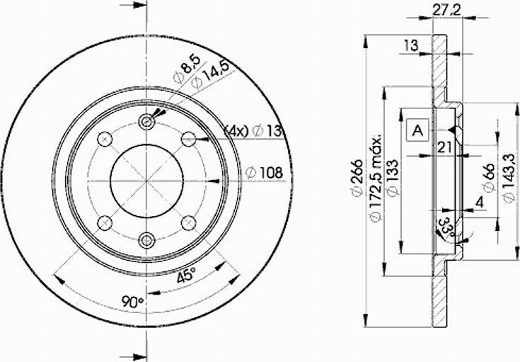 Icer 78BD4692 - Əyləc Diski furqanavto.az