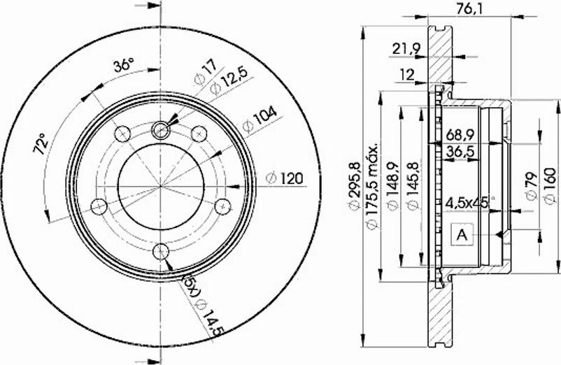 Icer 78BD4839 - Əyləc Diski furqanavto.az