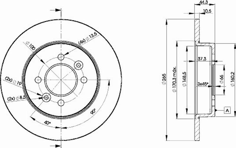 Icer 78BD4295 - Əyləc Diski furqanavto.az