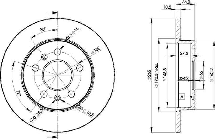 Icer 78BD4296 - Əyləc Diski furqanavto.az